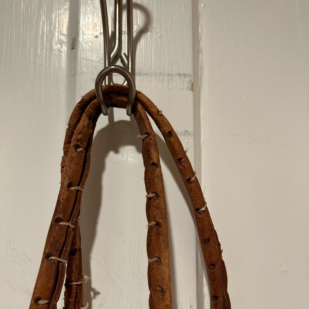 Cute boho woven bag with leather accents - Picture 7 of 12